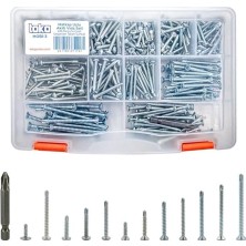 Odea Hobi-3 Matkap Uçlu Akıllı Vida Seti 435 Parça 14 Çeşit Organizer Takım Çantalı