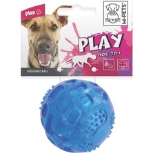 Odea M-Pets Squeaky Köpekler Için Oyun Topu Mavi 6,3 cm