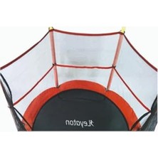 Odea Kırmızı Renkli Çocuk Trambolini, Fileli ve Korumalı 152 cm