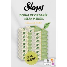 Odea Sleepy Organik Islak Mendil 17 Al 15 Öde Hediyeli