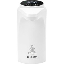 Odea Flow Şarjlı Otomatik Damacana Su Pompası Tds Ölçer 250ML 500ML 1l 2l Ölçü Özellikli Beyaz