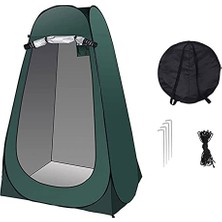 Odea Kamp Pop Up Tuvalet Çadır Duş Gizlilik Çadırı Taşınabilir Değişen Soyunma Çadırları Odası Güneşlik Açık Sırt Çantası Barınak Kanopisi (Yeşil 120X120X190CM)