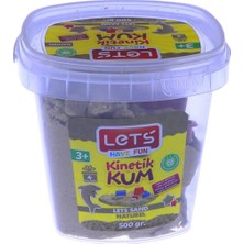 Odea Lets Kinetik Kum 500 Gr. Siyah Plastik Kutu