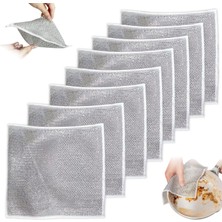 Odea Smartizi 5'li Çizmez Tel Bulaşık Bezi Seti (20X20 Cm) - Mutfak ve Hassas Yüzeyler Için 5 Adet Avantajlı Temizlik Bezi