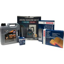 Odea Netex Premium Bakım Seti Citroen C5 Aircross 1499CC Dizel Bluehdi 132PS Model Yılı (2019-2025) (Liqui Moly 5W30 Motor Yağı, Bosch S0613 Hava Filtresi, M5026 Kabin Filtresi, P7395 Yağ Filtresi)