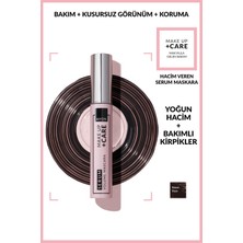 Odea Avon Make Up +Care Serum Volume Maskara - Brown Black