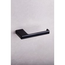 Odea System Flat Tuvalet Kağıtlığı Siyah Renk 67X21X151 mm
