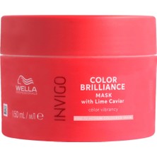 Odea Wella Professionals Invigo Color Brilliance Maske 150 ml - Kalın Telli Saçlar Için Renk Koruması