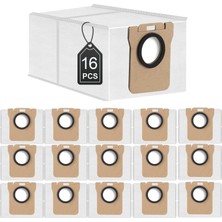 Odea Loohaoc 16'lı Elektrikli Süpürge Çantası, Süpürme Robotu L10S Ultra/xiaomi X10+/DREAME L10 Ultra, L10S Pro ULTRA/L20 Ultra/xiaomi X10+ ile Uyumlu, Yedek Toz Torbası