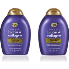 Odea Ogx Biotin Kolajen Sülfatsız Şampuan 385 ml X2