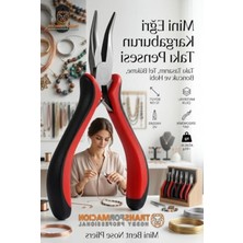 Odea Mini Eğri Kargaburun Takı Pensesi, 12 cm Uzunluk ile Hobi Kullanımı