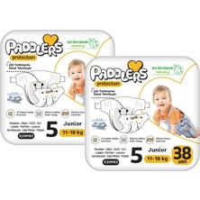 Odea Paddlers Protection Bebek Bezi 5 Numara Junior (11-18 Kg) 76 Adet – 2’li Jumbo Set, Maksimum Koruma