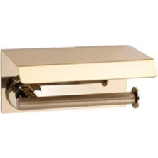 Odea System Purelıne Kapaklı Tuvalet Kağıtlığı Gold Renk 85X117X170 mm