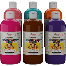 Odea Red Rose Tamamlayıcı Renkler Parmak Boyası 6'lı Set 6X500 gr