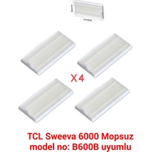 Odea Lin Grup Tcl Sweeva 6000 Mopsuz Model No: B600B ile Uyumlu Hepa Filtre 4 Adet