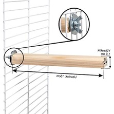 Odea Çam Ağacı Çıta Kuş Tüneği Boy 15 cm Genişlik 25 mm