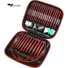 Odea Valkyrie Değiştirilebilir Örgü Şiş Seti Ayrılabilir Dairesel Şişler Profesyonel Örgü Için Çok Amaçlı Set