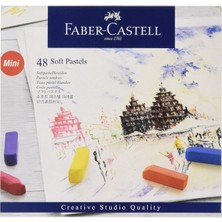 Odea Faber-Castell Creative Studio Toz Pastel Boya, 48 Renk, Yumuşak Doku, Yoğun Pigment, Sanatsal Kullanım Için Uygun