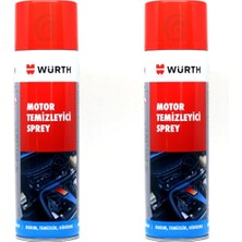 Odea Würth 2x Motor Temizleyici Sprey 500 ml (Su Gerekmez)