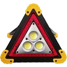 Odea Busstier Güneş Enerjili Şarj Edilebilir Işıklı Üçgen Reflektör, LED Projektör Trafik Acil Durum Feneri Flaşör, 5 Farklı Mod, Uzun Süreli Kullanım          [enerji Sınıfı A++]