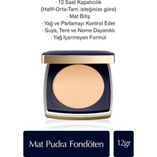 Odea Estee Lauder Double Wear Stay-In-Place Mat Pudra Fondöten - 2c2 Pale Almond - 12GR