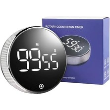 Odea Mutfak ve Ders Için Dijital Zamanlayıcı, LED Ekranlı, Mıknatıslı, Kronometre, Alarm, Geri Sayım