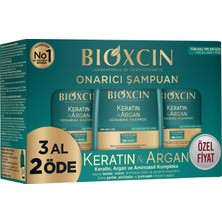 Odea Bioxcin Keratin & Argan Onarıcı Bakım Şampuan 300 ml 3 Al 2 Öde - Yıpranmış ve Hassas Saçlar