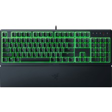 Odea Razer Ornata V3 x - Düşük Profilli Oyun Klavyesi (Sessiz Membran Anahtarlar, Sıvı Dökülmesine Dayanıklı Tasarım, Ergonomik Bilek Desteğ) Tr Düzeni | Siyah