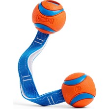 Odea Chuckit! Ultra Duo Tug 2'li Köpek Çekiştirme Topu (Orta Boy)