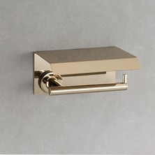 Odea System Hoop Kapaklı Tuvalet Kağıtlığı Gold Renk 87X104X156 mm