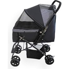 Odea Zampa Nova 52X76.5X95 cm Kedi ve Köpek Arabası - Siyah