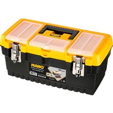 Odea Mt/16 Organizerli Klasik Metal Kilitli Takım Çantası, Polipropilen, Siyah/sarı, 16 ’’