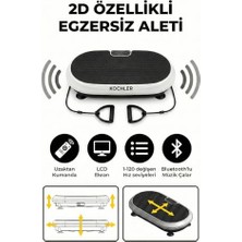 Odea 2d Titreşimli Egzersiz Aleti, Bluetooth Hoparlörlü Kondisyon Cihazı, 200W Tek Motorlu, 120 Hız Seviyeli, Uzaktan Kumandalı, Ev Tipi Fitness ve Spor Aleti
