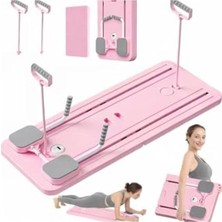 Odea Pembe Reformer Pilates Tahtası, Evde Kullanıma Uygun, Fonksiyonel