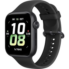 Odea Honor Watch 5 1,85" Silikon Kordon Akıllı Saat Siyah