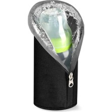 Odea Xspring Yalıtımlı Şişe Çantası, Termal Bebek Biberon Çantası, Pamuk Astarlı Emzirme Çantası, Taşınabilir Anne Sütü Saklama Çantası, Bakıcı ve Seyahatler Için Pratik Çözüm (Siyah)