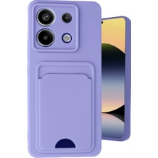 Vintessy Redmi Note 13 Pro 5g Kılıf Kelvin Kartvizitli Silikon - Lila