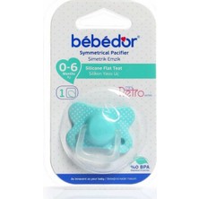 Odea Bebedor 141 Retro Series Yassı Uçlı Yalancı Emzik No 1 , Mavi