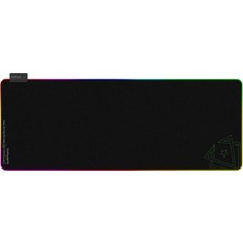 Odea Vertux Swiftpad-Xl, LED Genişletilmiş Oyun Fare Altlığı, Optimum Izleme Mikro Dokuma Kumaş Fare Pedi (XL-80X30CM) Kaymaz, Dikişli Kenarlı, Su Geçirmez Yüzey, 13 Rgb Modu