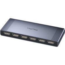 Odea Veggieg 4K HDMI 2.0 Görüntü Seçici 5 Giriş 1 Çıkış Kumandalı Switch