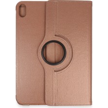 Vintessy iPad 2022 10.9 (10.nesil) Kılıf 360 Tablet Deri Kılıf - Rose Gold
