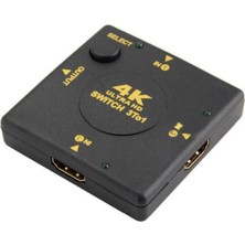 Odea Temiz Pazar 4K Ultra Hd Destekli HDMI Çoklayıcı Switch 3 Port Çoğaltıcı UHD