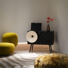 Odea Fennessy Kresling I7S Beyaz Bluetooth Hoparlörlü 100W Hi-Fi Pikap, Plakçalar