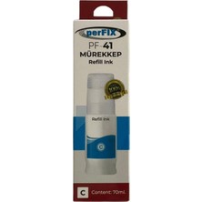 Vintessy Perfıx Canon  Pf GI-41C  Mavi  Şişeli  Mürekkep 70ML
