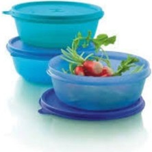 Odea Tupperware Üç Şekerpare 600 ml Mavi