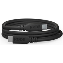 Odea Røde SC27 Superspeed Usb-C - Usb-C Kablosu, 5gbps ve 60W Güç Kaynağına Kadar Hızlı Veri Aktarımı Için (2m, Siyah)