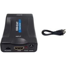 Odea HDMI To Scart Aktif Çevirici Dönüştürücü Adaptör, Av Video Çevirici, (Scartı HDMI Dönüştürmez)