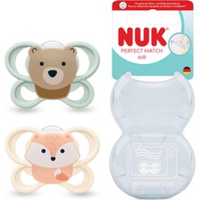 Odea Nuk Pm Air 2'li Emzik, 0-2 Ay, Kurt/ayı