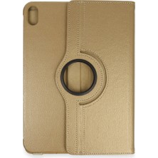 Vintessy iPad 2022 10.9 (10.nesil) Kılıf 360 Tablet Deri Kılıf - Gold