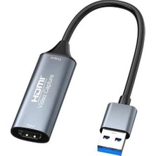 Odea Moddestore 4K USB 3.0 Video Capture Görüntü Yakalama Adaptörü USB 4K 1080P Akış Öğretim Video Konferans Veya Canlı Yayın Için Oyun Yakalama Kartı (Hdmı Aktarma Için Kullanılmaz) ZR1085